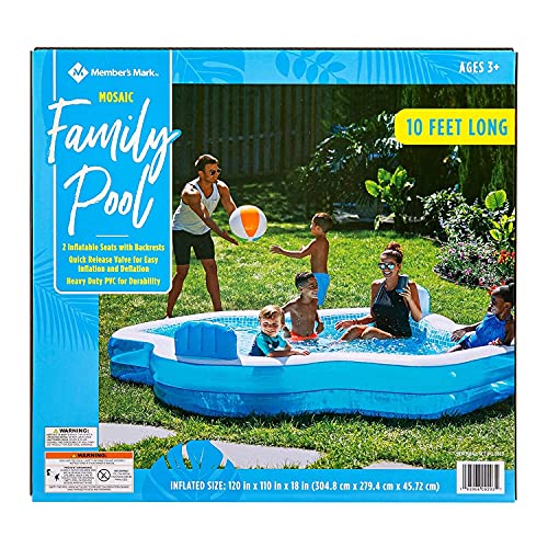 Members Mark Family Pool with Backrests Members Mark Family Pool with Backrests